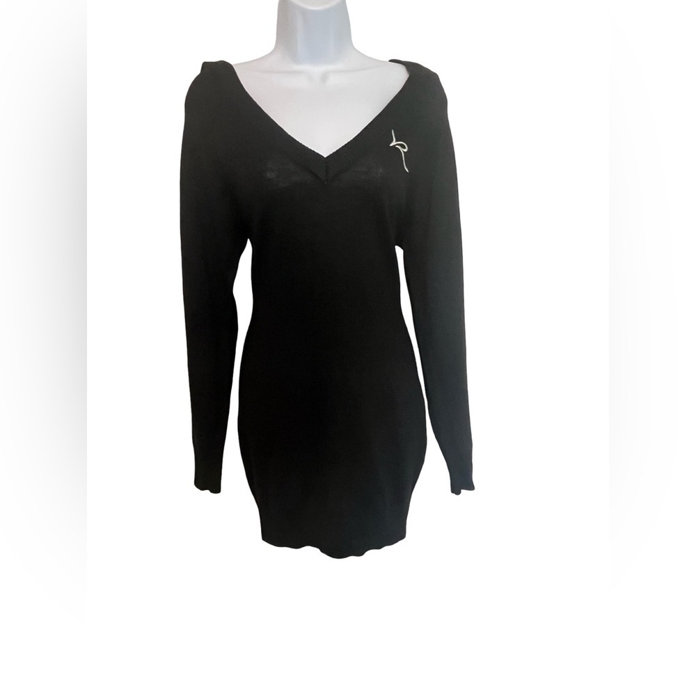 Rocawear Women’s Black Hooded Sweater Mini Dress. Size: Large. Good Condition.